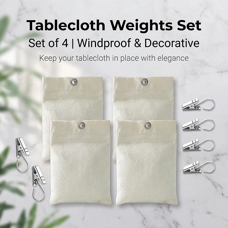 Fabric Weight Set - 핫세일 4개/세트 헤비웨이트 패브릭 가방 테이블보