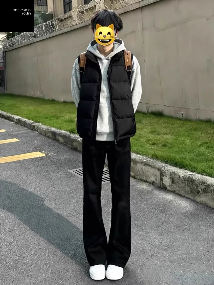 아메리칸 스타일 경량 블랙 다운 재킷 베스트 남성용 가 - Shoulder Pad Set In 리뷰 및 가격