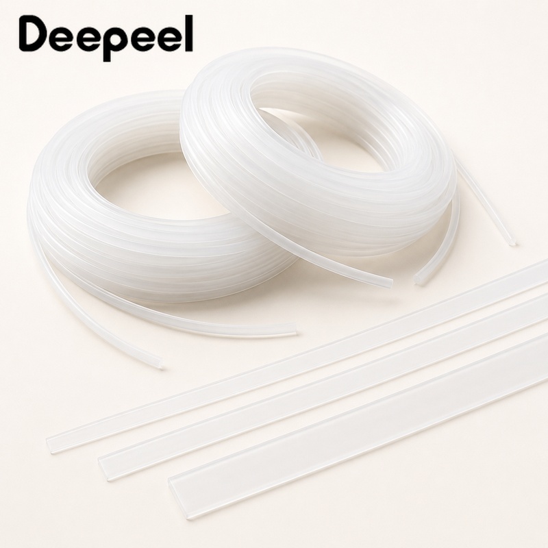 10M 6-12mm 투명 플라스틱 코르셋 본딩 유연 지 - Textile Sewing Support 리뷰 및 가격