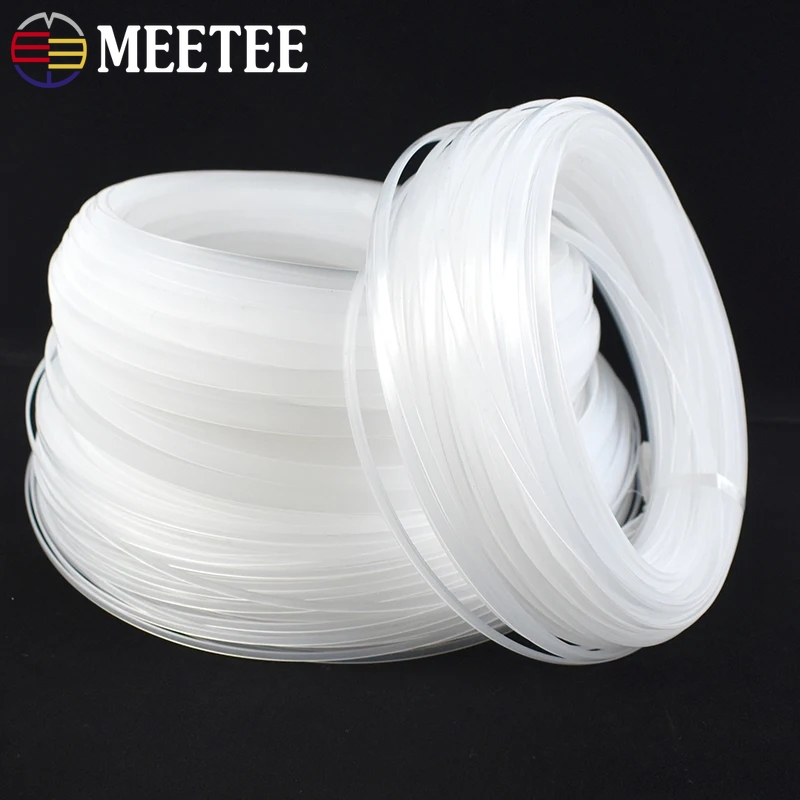 Meetee 투명 PP 플라스틱 코르셋 리본 보닝 웨빙 - Textile Sewing Support 리뷰 및 가격