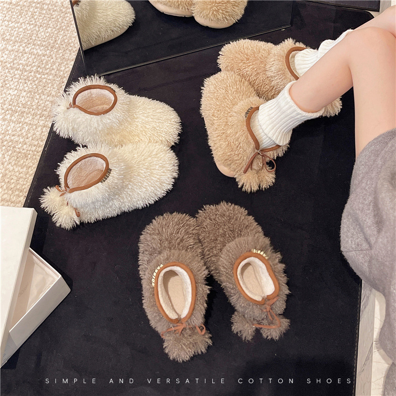 여성용 홈 앵클 부츠 2026년 신상 겨울 여성용 퍼지 - Sewing Fleece 리뷰 및 가격