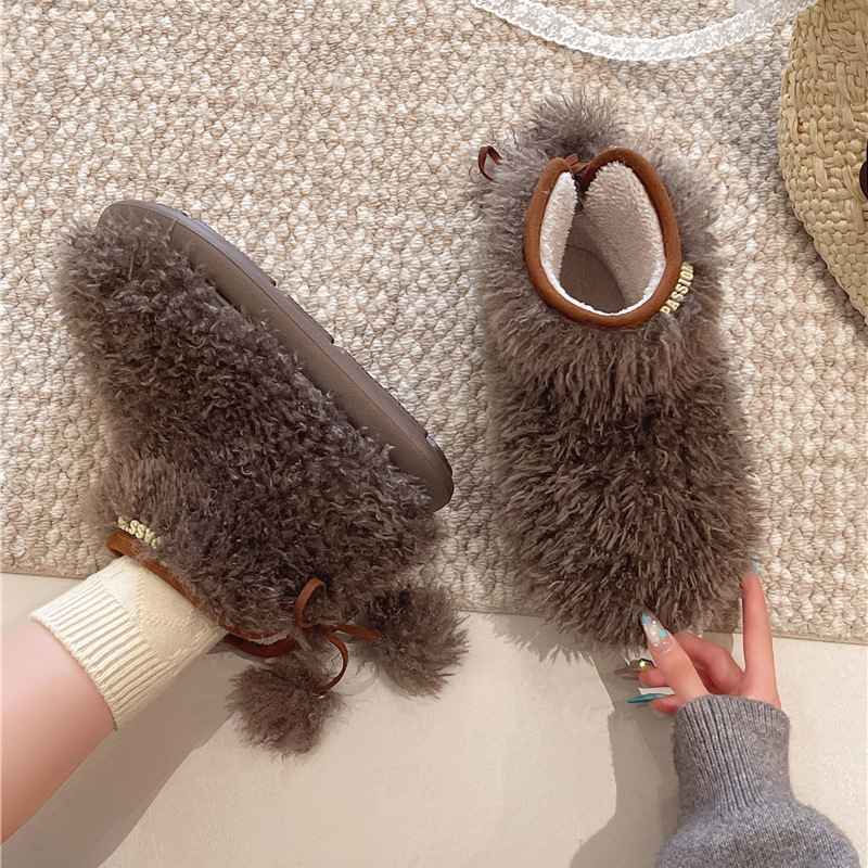 여성용 홈 앵클 부츠 2026년 신상 겨울 여성용 퍼지 - Sewing Fleece 리뷰 및 가격