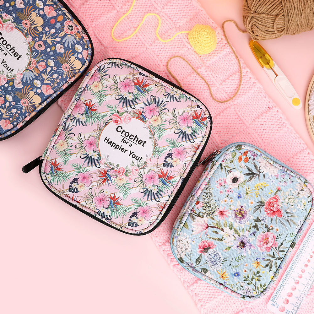 방수 니팅 도구 액세서리 보관 가방, 꽃무늬 프린트 다 - Textile Sewing Kit 리뷰 및 가격