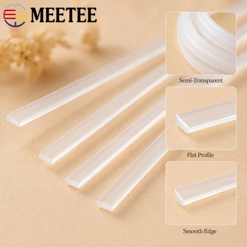 20미터 4-12mm 투명 PP 플라스틱 코르셋 보닝  - Textile Sewing Support 리뷰 및 가격