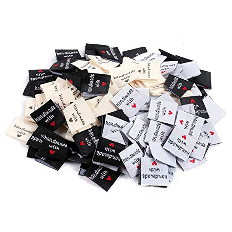 A02M-300 Pcs 손으로 만든 바느질로 꿰매는 직 - Sewing Label 리뷰 및 가격
