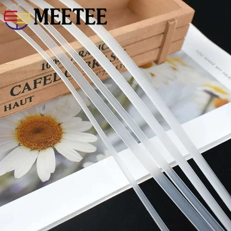 20미터 4-12mm 투명 PP 플라스틱 코르셋 보닝  - Textile Sewing Support 리뷰 및 가격