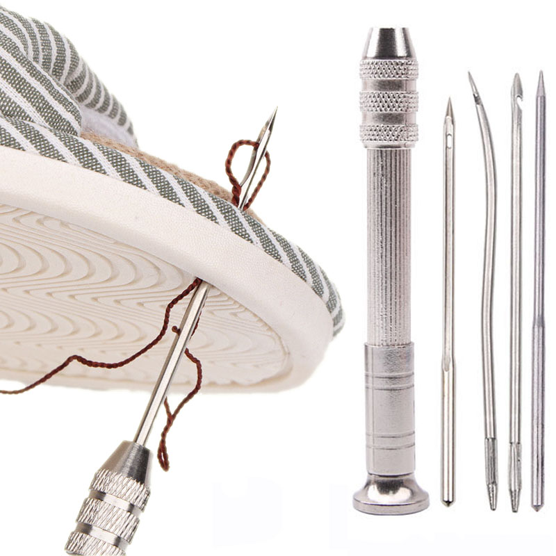 가죽 바느질 송곳 세트 교체 가능한 다기능 신발 수리  - Textile Sewing Kit 리뷰 및 가격