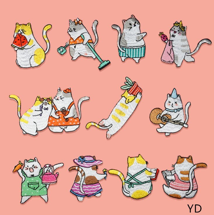 신상품 10개 동물 자수 패치 다림질 또는 바느질로 부 - Sewing Id 리뷰 및 가격
