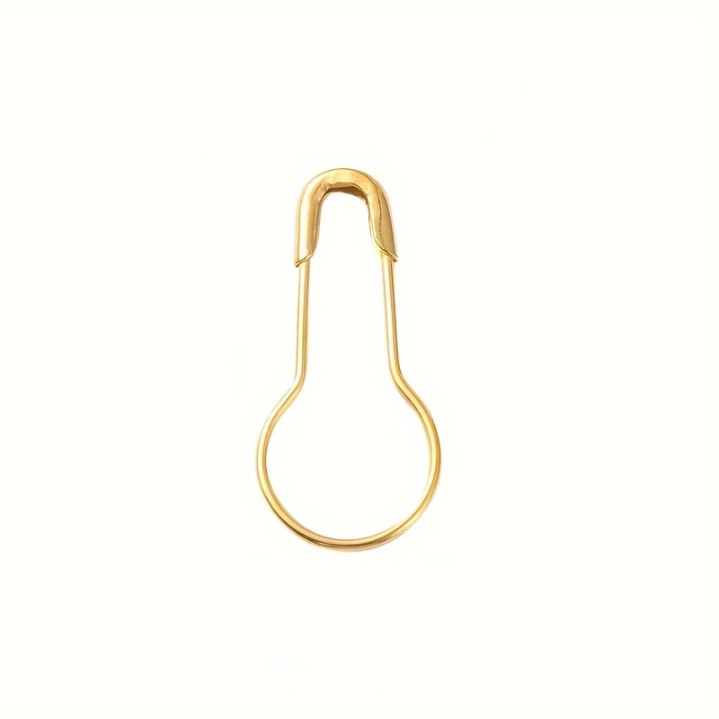 1개의 조롱박 모양 헤드 철제 안전핀, 의류 라벨 고정 - Sewing Label 리뷰 및 가격