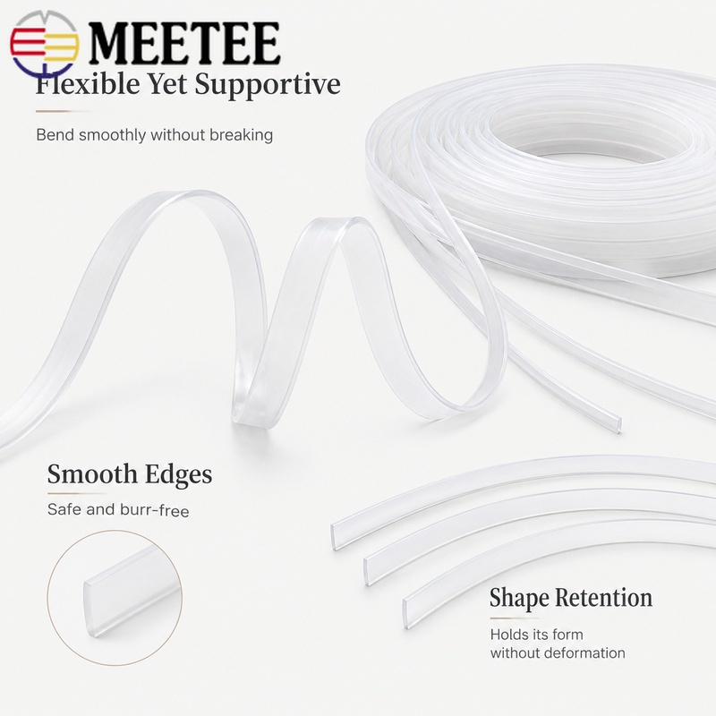 5M 4-12x1.3-2mm 투명 플라스틱 코르셋 보닝 - Textile Sewing Support 리뷰 및 가격